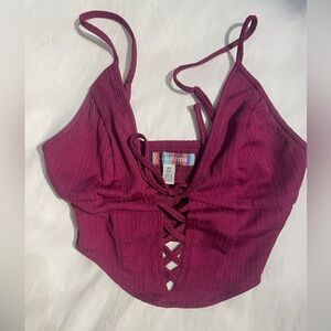 UO magenta strappy going out top